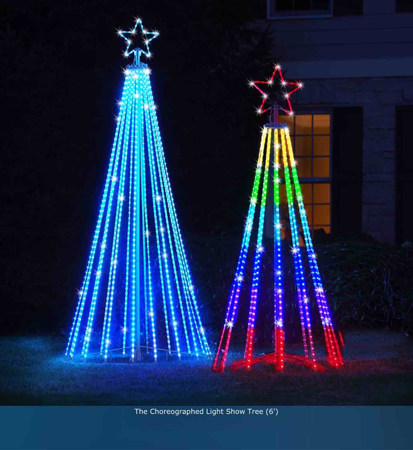 - The Choreographed Light Show Tree 8ft