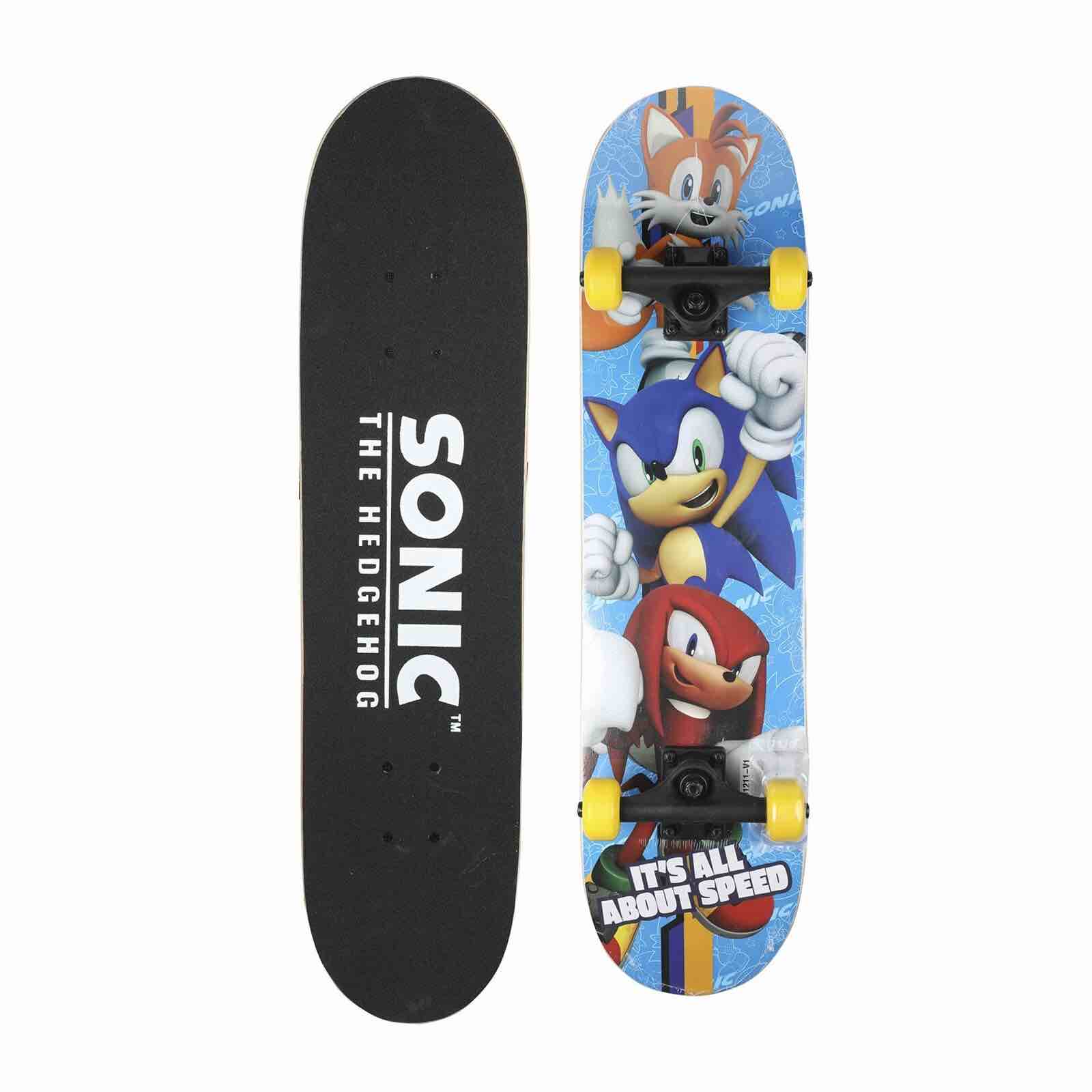 Sonic The Hedgehog Character Skateboards - Cruiser Skateboard with ABEC 5 Bea...
