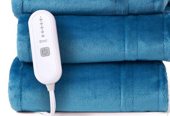 Whizmax Heated Blanket Electric Throw, Flannel Heating Blankets