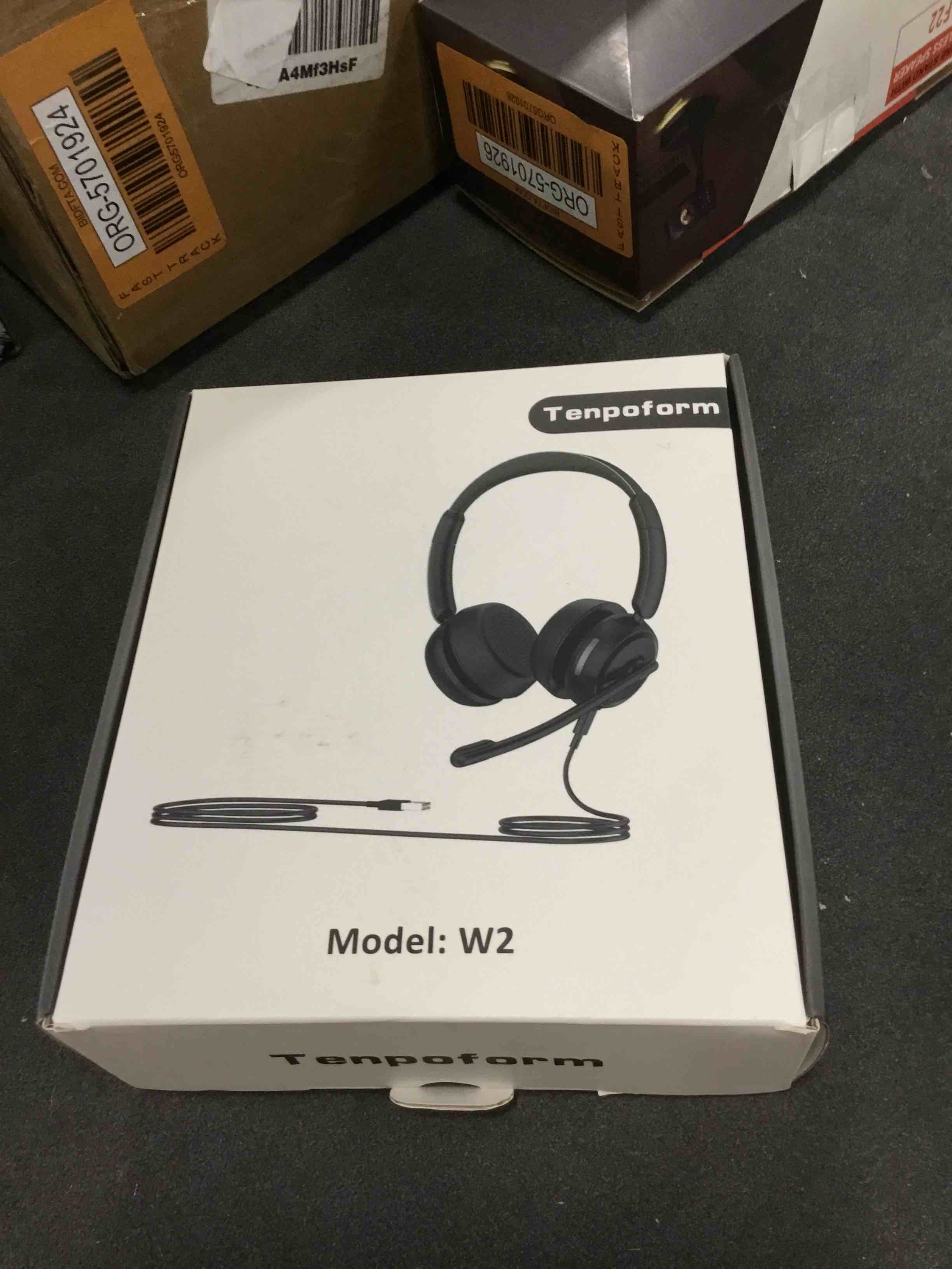 Tenpoform Headset with Mic, USB Headset with Microphone, Computer Headset with Noise Canceling Microphone for PC Laptop, Wired Headset for Work from Home Office Teams Skpye Zoom
