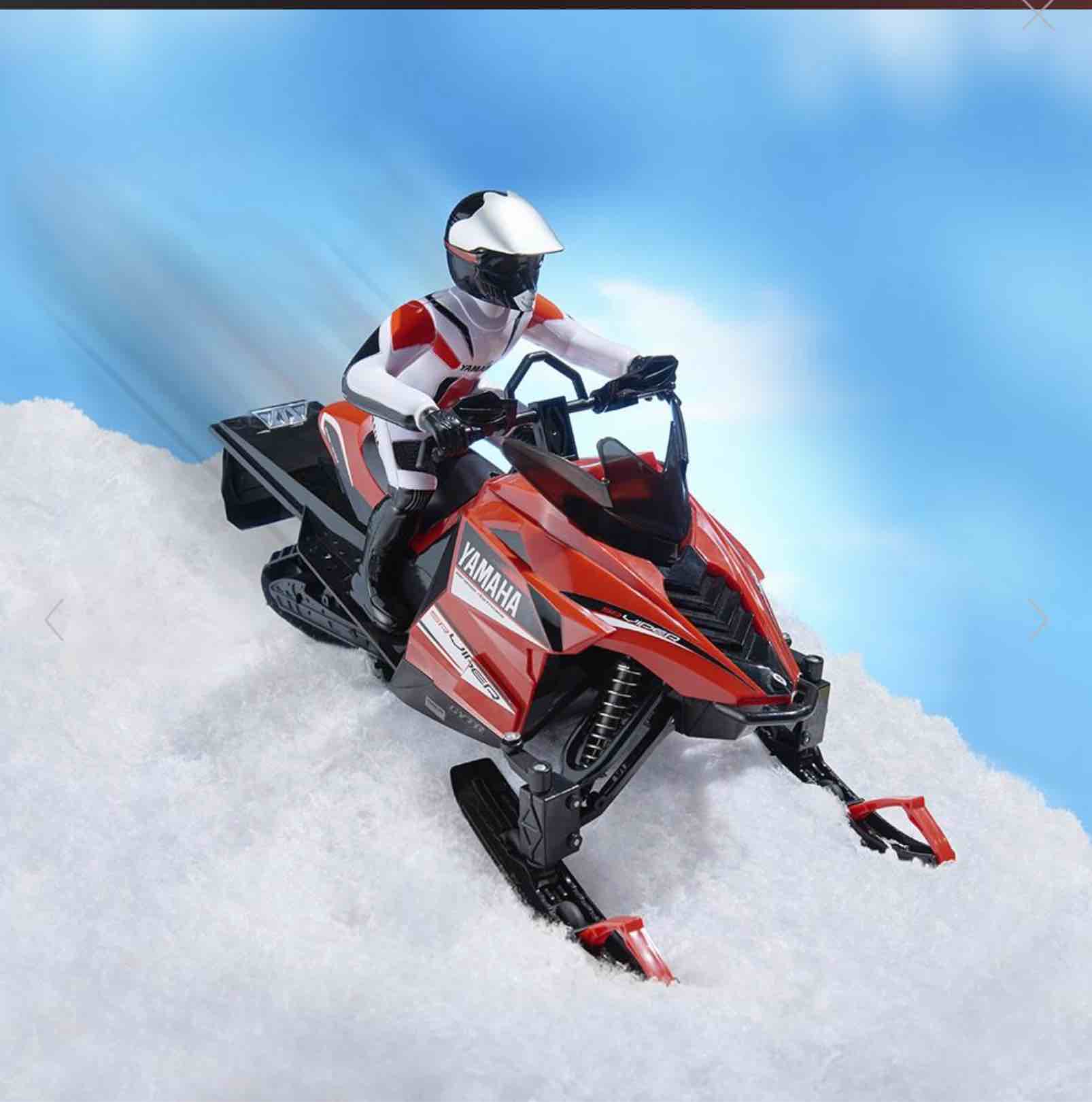 The RC Snowmobile