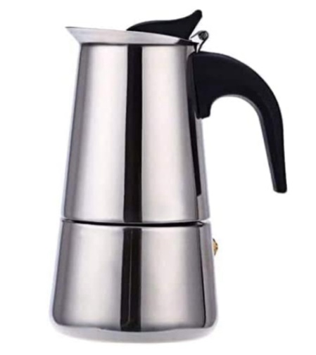 kkhouse Stainless Steel Coffee Pot Mocha Espresso Latte Percolator Stove Coffee Maker Pot Percolator Drink Tool Cafetiere Latte Stovetop (300ml)