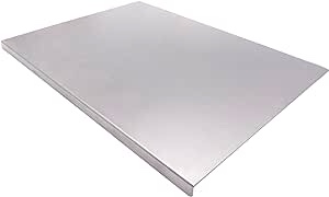 BILLAMB Stainless Steel Cutting Boards for The Kitchen, Suitable for Meat, Fruits, Vegetables, Bread, and Baking Large-sized Cutting Boards (40 x 30cm/15.7 x 11.8 in)
