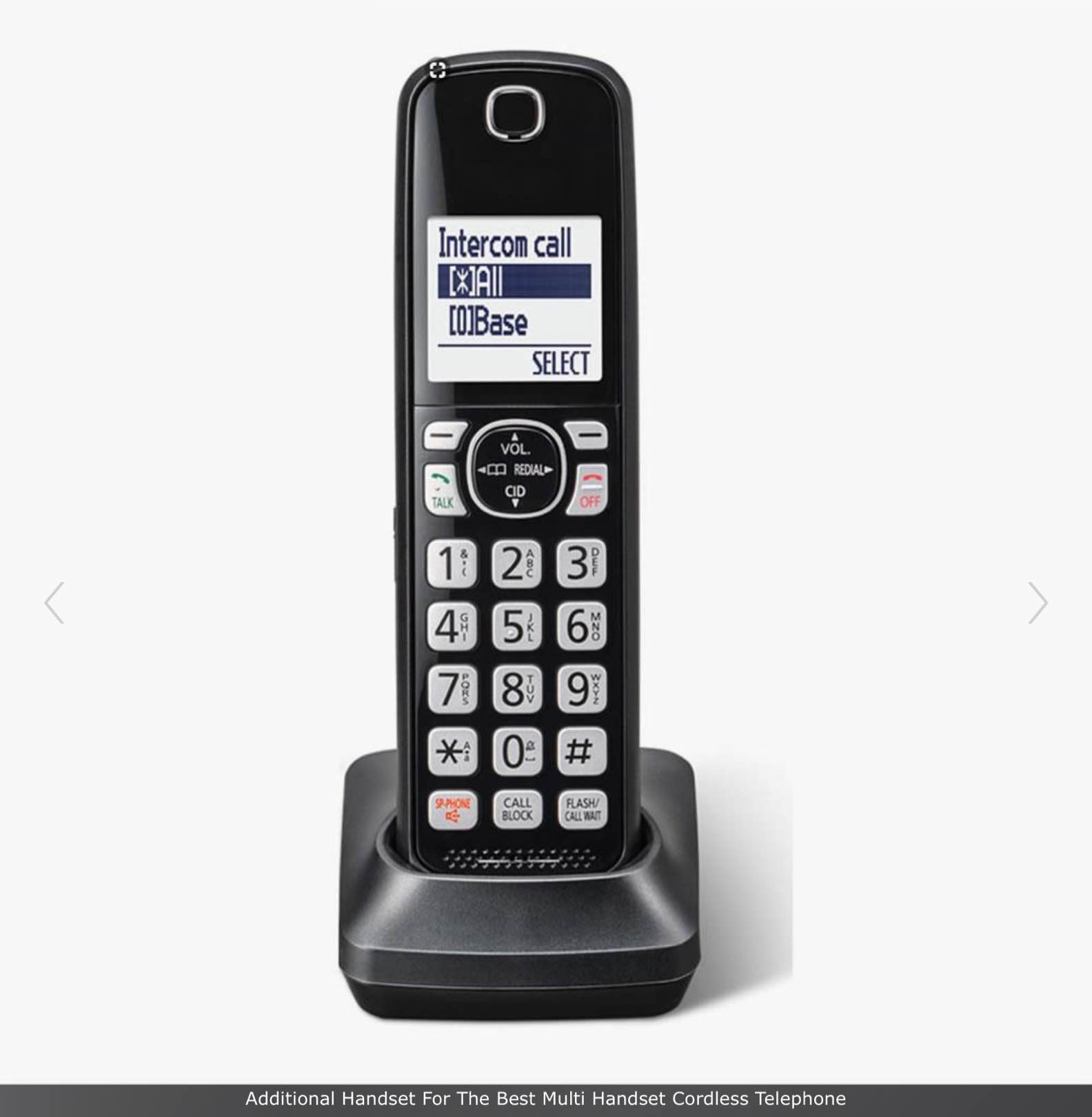 Additional Handset For The Best Multi Handset Cordless Telephone