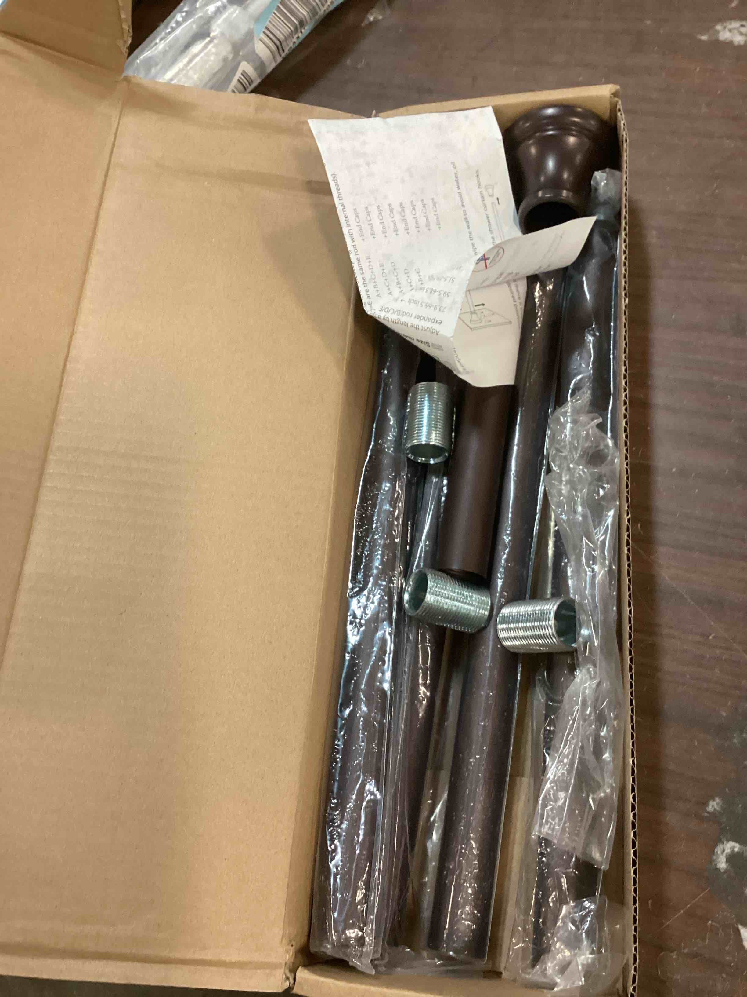 Assortment of Miscellaneous products (May Include cordless shade, curtain rods, retractable baby gate, Led universal linear lamp and more or other use)