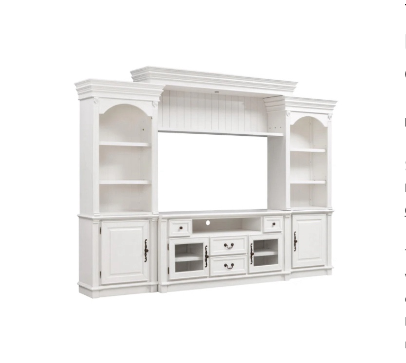 ( incomplete) NEWPORT ENTERTAINMENT CENTERS Base right buffet white 
