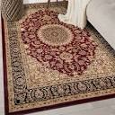 Shiflett Oriental Burgundy/Mustard/Black Area Rug