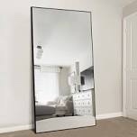 Full Length Mirror Rectangle Metal Floor Mirror