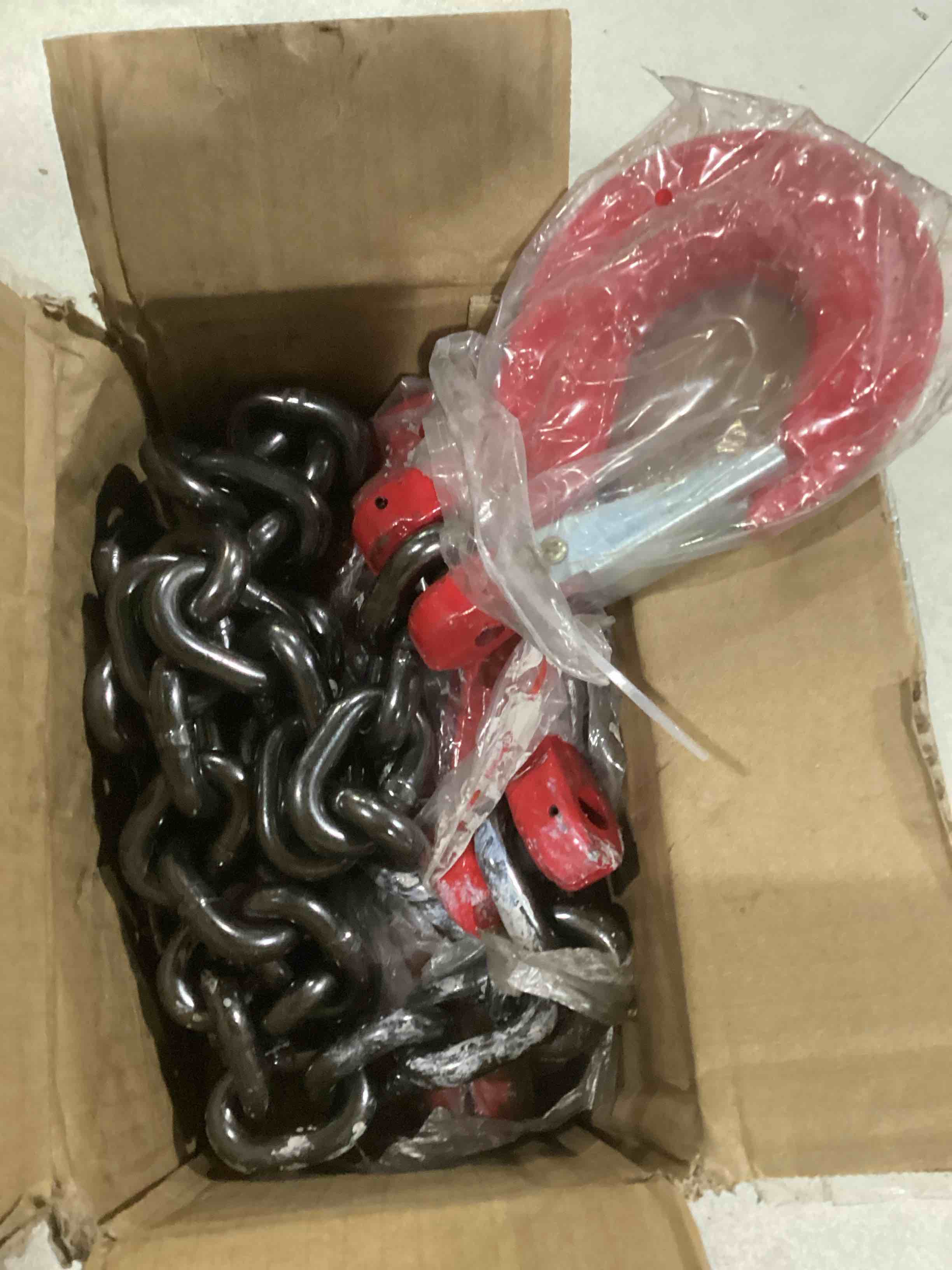 Chain Hanging Strength Chain Stop Chain 2 Strand Shortening Hook Crane Chain Stop Chain Crane Hangings 8 mm 2T G80 + Alloy Steel