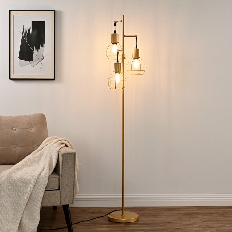 Zakaria 65'' Dimmable Tree Floor Lamp