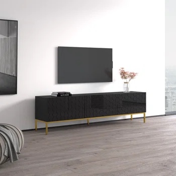 Abeto TV Stand, Black