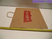 Levi’s large paper handle bag 16x6x16.5 high 250/ case