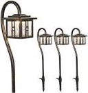 hykolity Low-Voltage Outdoor Integrated LED Landscape Lighting, 3W 185LM Oil-Rubbed Bronze Pathway Light for Yard Lawn, Die-Cast Aluminum Construction, 4-Pack, ETL Listed, 15-Year Lifespan
