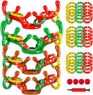 (incomplete) Max Fun Inflatable Reindeer Antler Ring Toss Christmas Party Game Hat for Xmas Holiday Party Supplies Favors