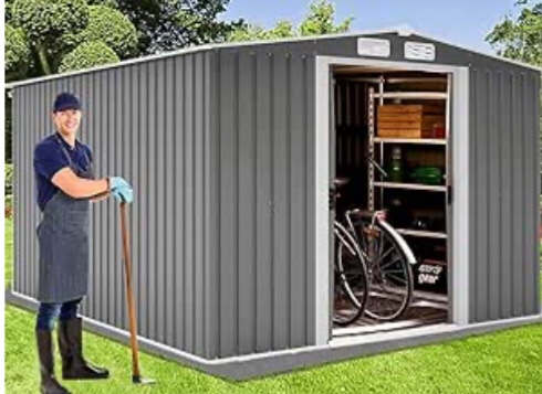 6’8 outdoor storage shed (box 2 only incomplete) 