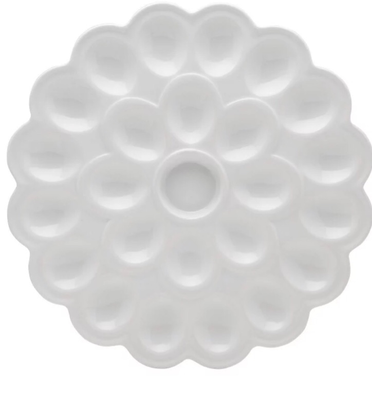 EW flower egg tray glass 
