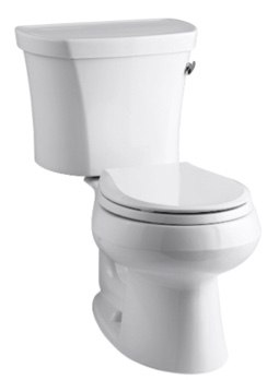 Wellworth® 1.28 GPF Water Efficient Round Two-Piece toilet (Seat Not Included) (incomplete bowl only no tank)