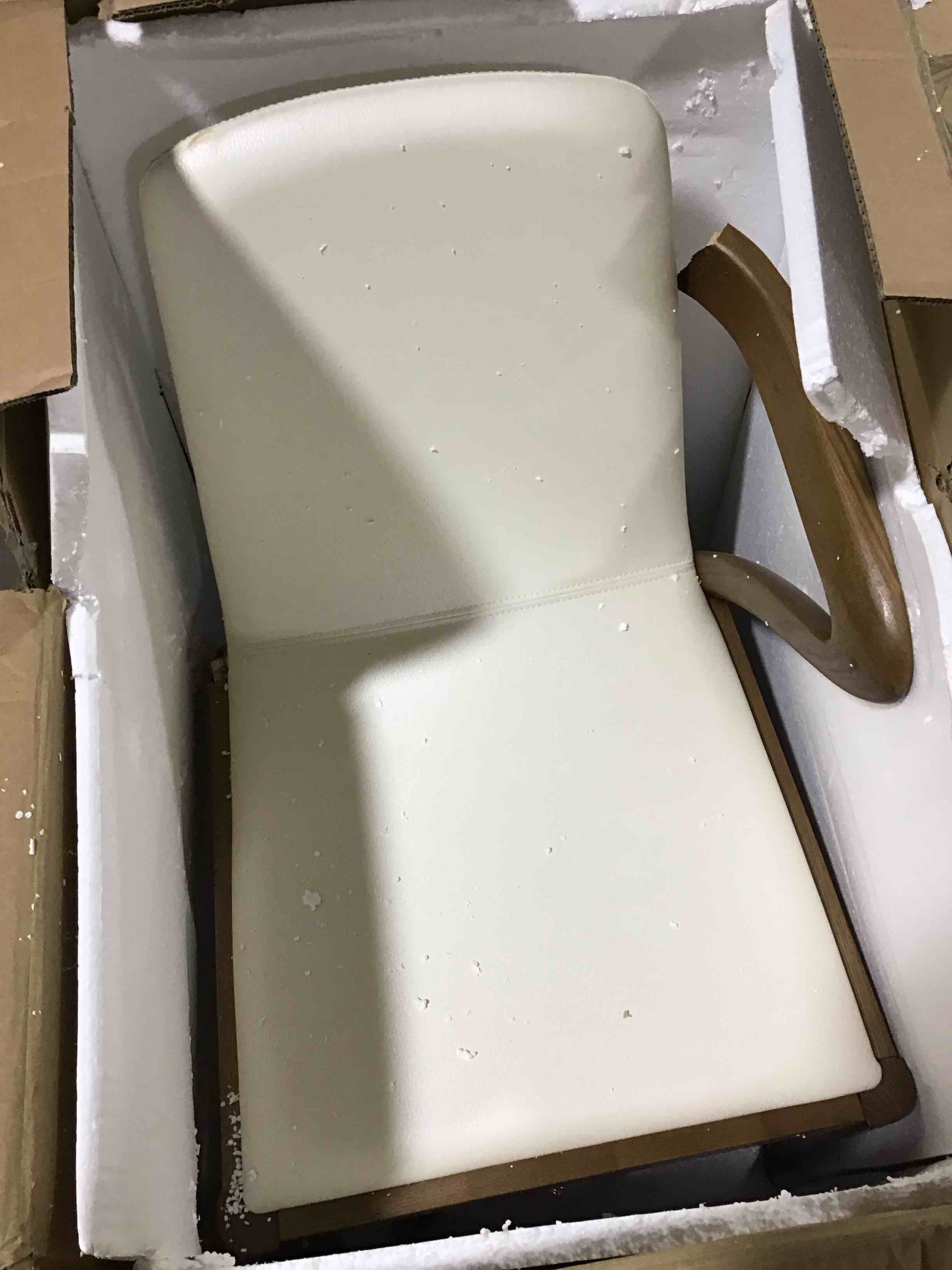 Downham Solid Wood Upholstered Arm Chair in Cream