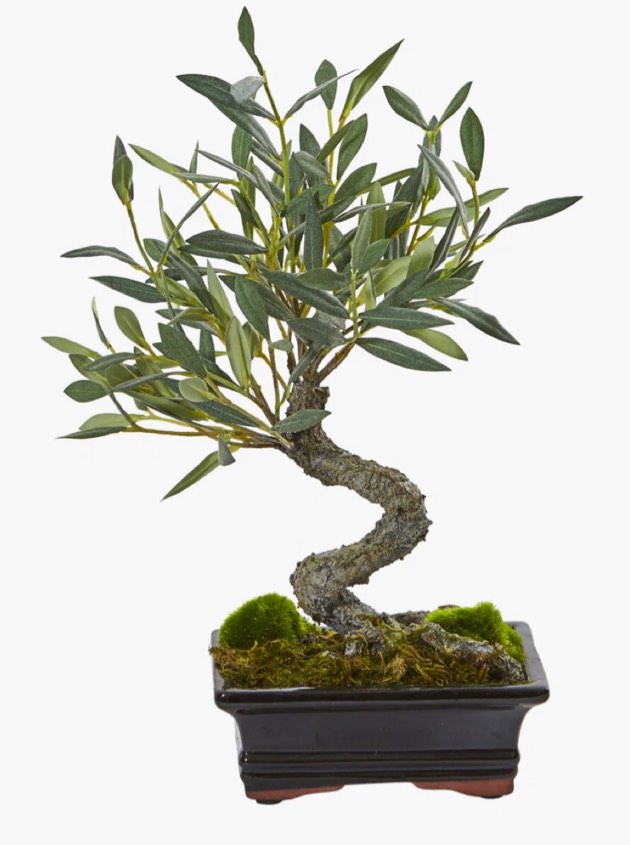10.5" Artificial Bonsai Plant in Planter