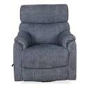 blue recliner
