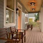 Dark Bronze 2 - Bulb Outdoor Flush Mount