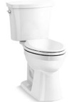 Kelston Comfort Height Two-Piece Elongated 1.28 Gpf Toilet With Continuousclean St Technology