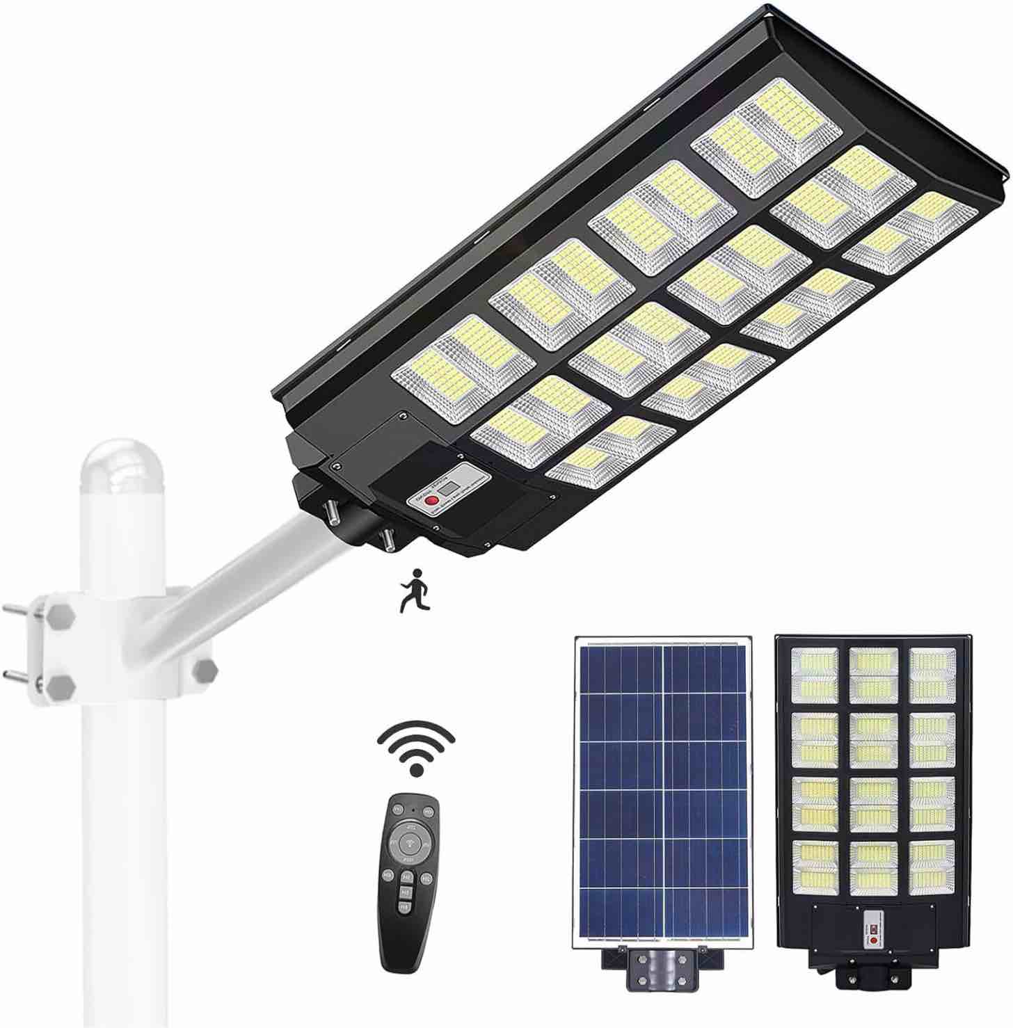 large Solar Street Lights Outdoor, Motion Sensor (similar to stock photo)