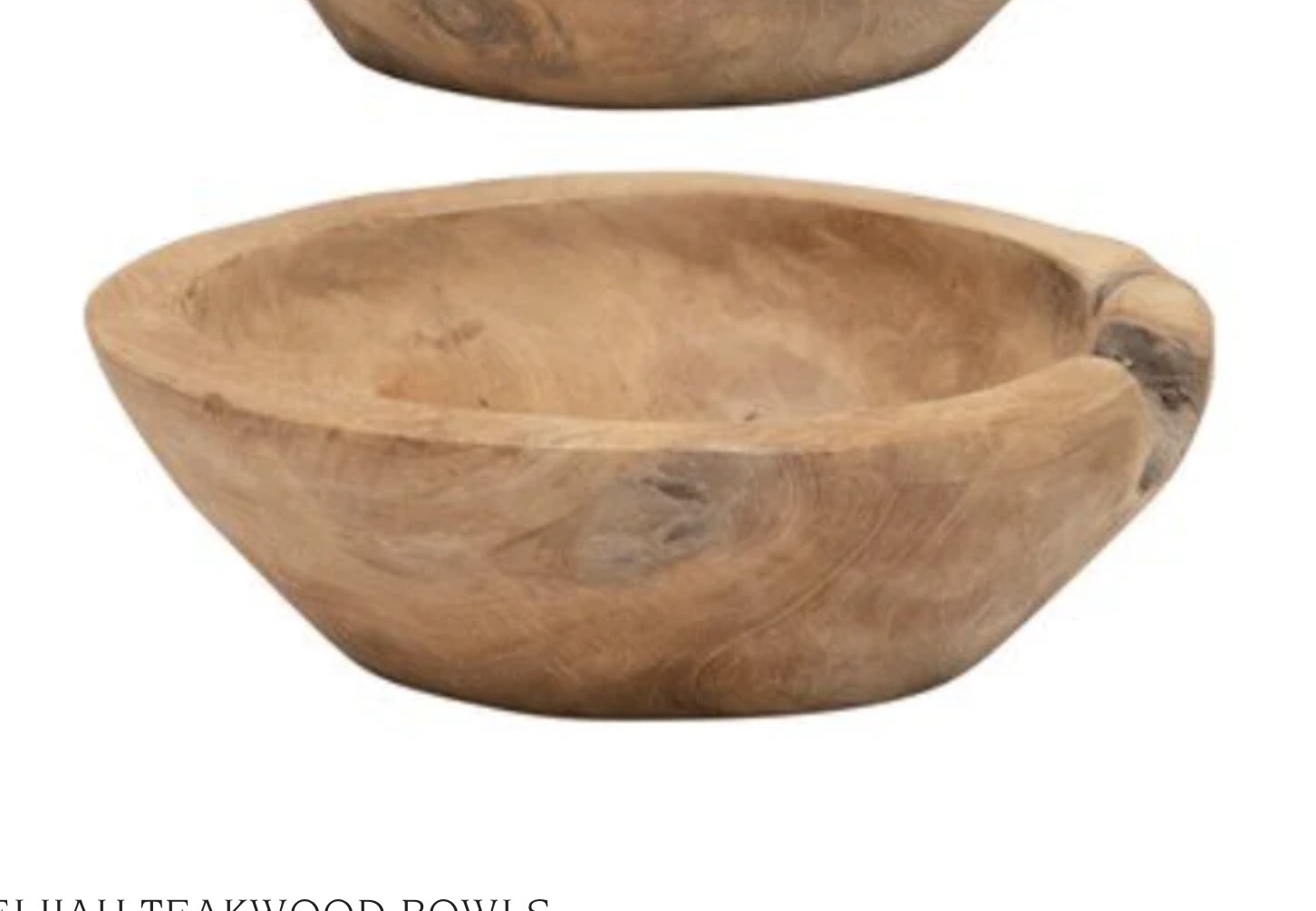 Eljah Hand-Carved Decorative Bowl (similar to stock photo)
