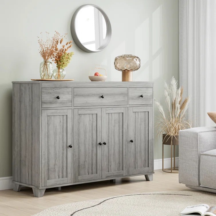 Montevallo 47.2" Wide 3 Drawer Sideboard