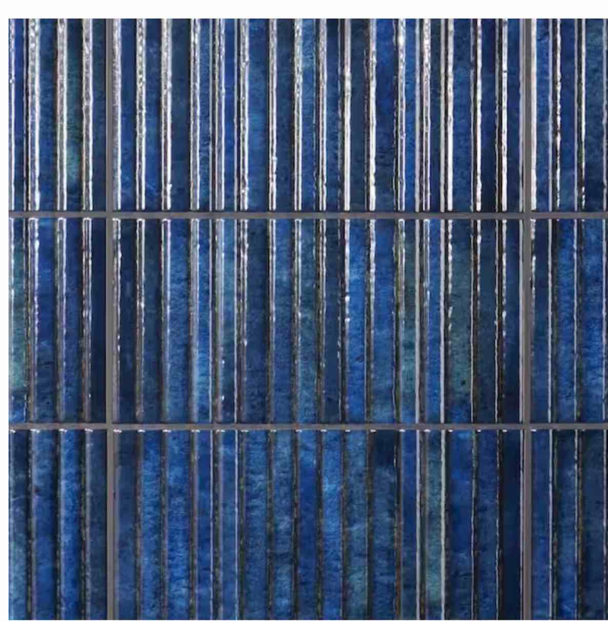 Mawr 5.9 In. x 11.81 In. Polished Fluted Ceramic Subway Wall Tile (9.68 Sq. Ft. / Case)