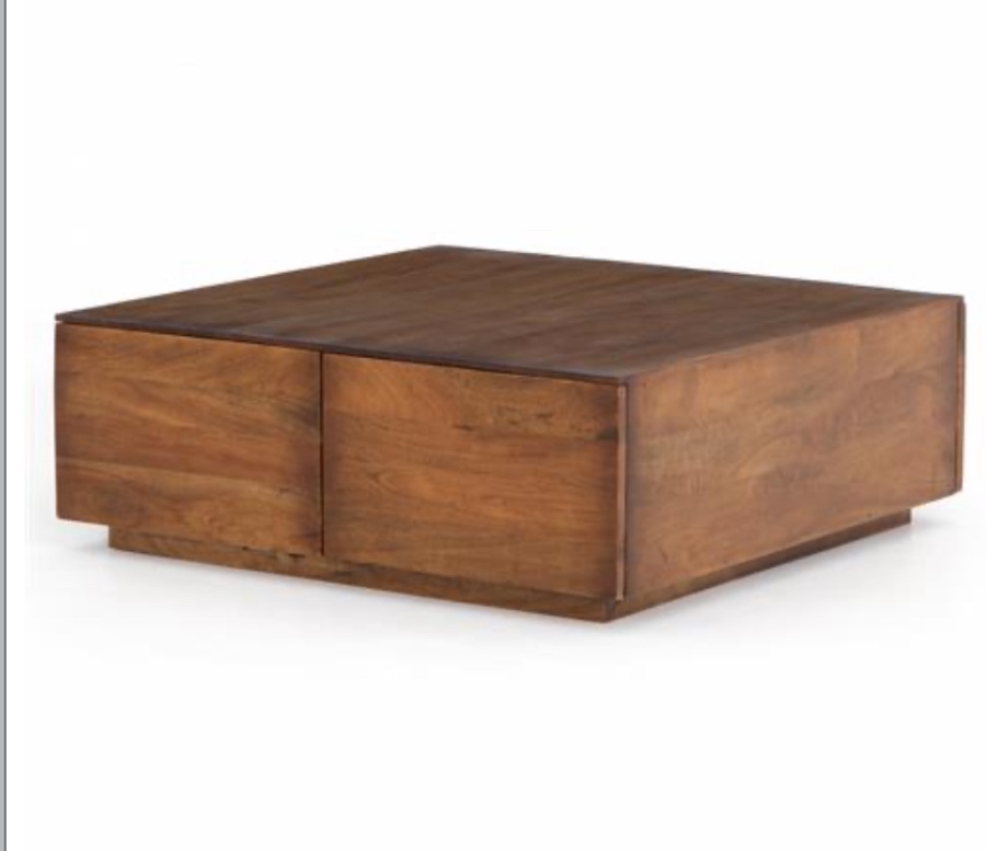 Block Coffee Table with Storage