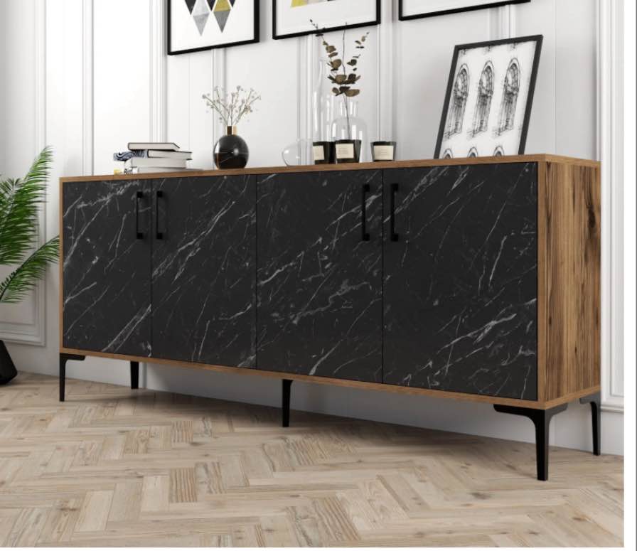 (Incomplete Only 1 Box) Petekar 70.9" Wide Sideboard
