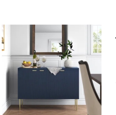 Kissling 47'' Wide Sideboard With 3 Doors