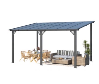 Aluminum Pergola with Canopy