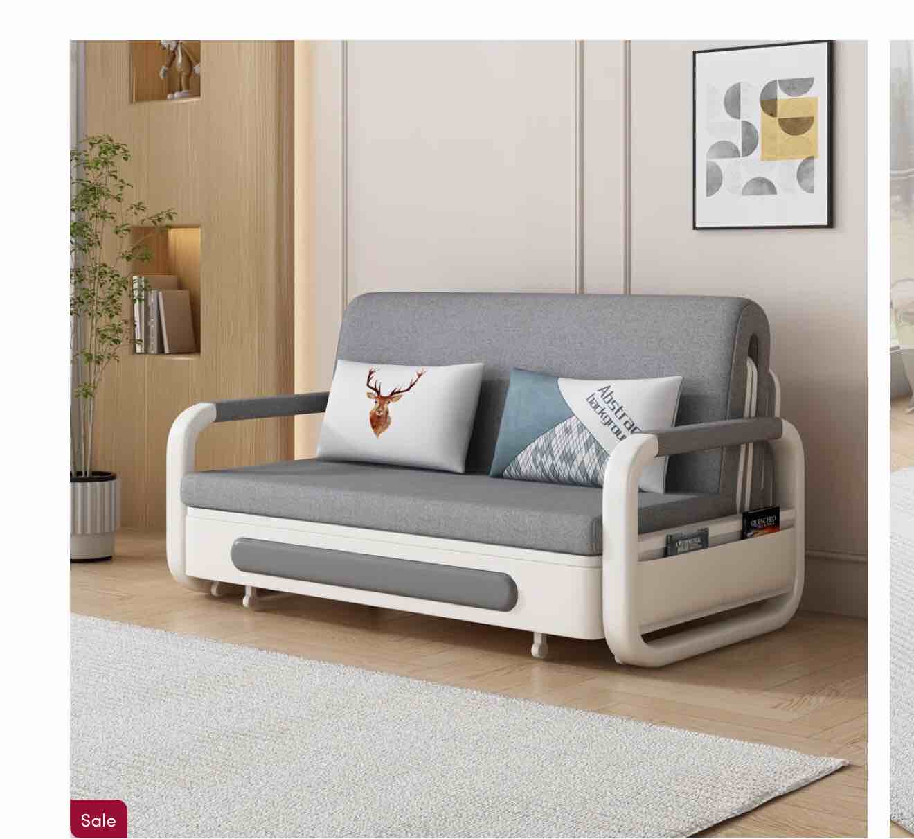 Vergel 50.3'' Round Arm Sofa Bed