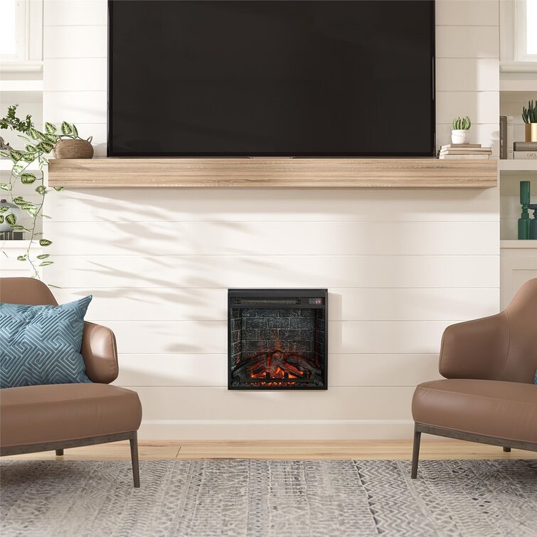 Bebingt Electric Inserted in Existing Hearth Space