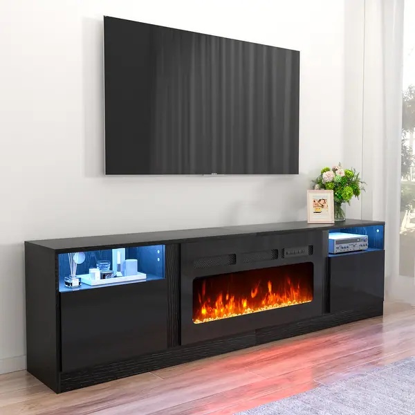 Fireplace TV Stand with 36" Electric Fireplace
