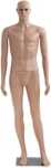 Mannequin, 73 Inch Mannequin Full Body, Male Mannequin Full Body with Metal Base, Full Body Mannequin with Adjustable Detachable Poseable, Male Mannequin for Retail Clothing Shops, Manikin Body