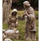 3 Piece Mary Joseph and Baby Jesus Nativity Trio Set
