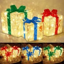 lighted Christmas pvc gift boxes