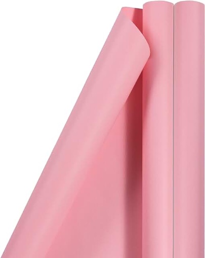 light pink wrapping paper