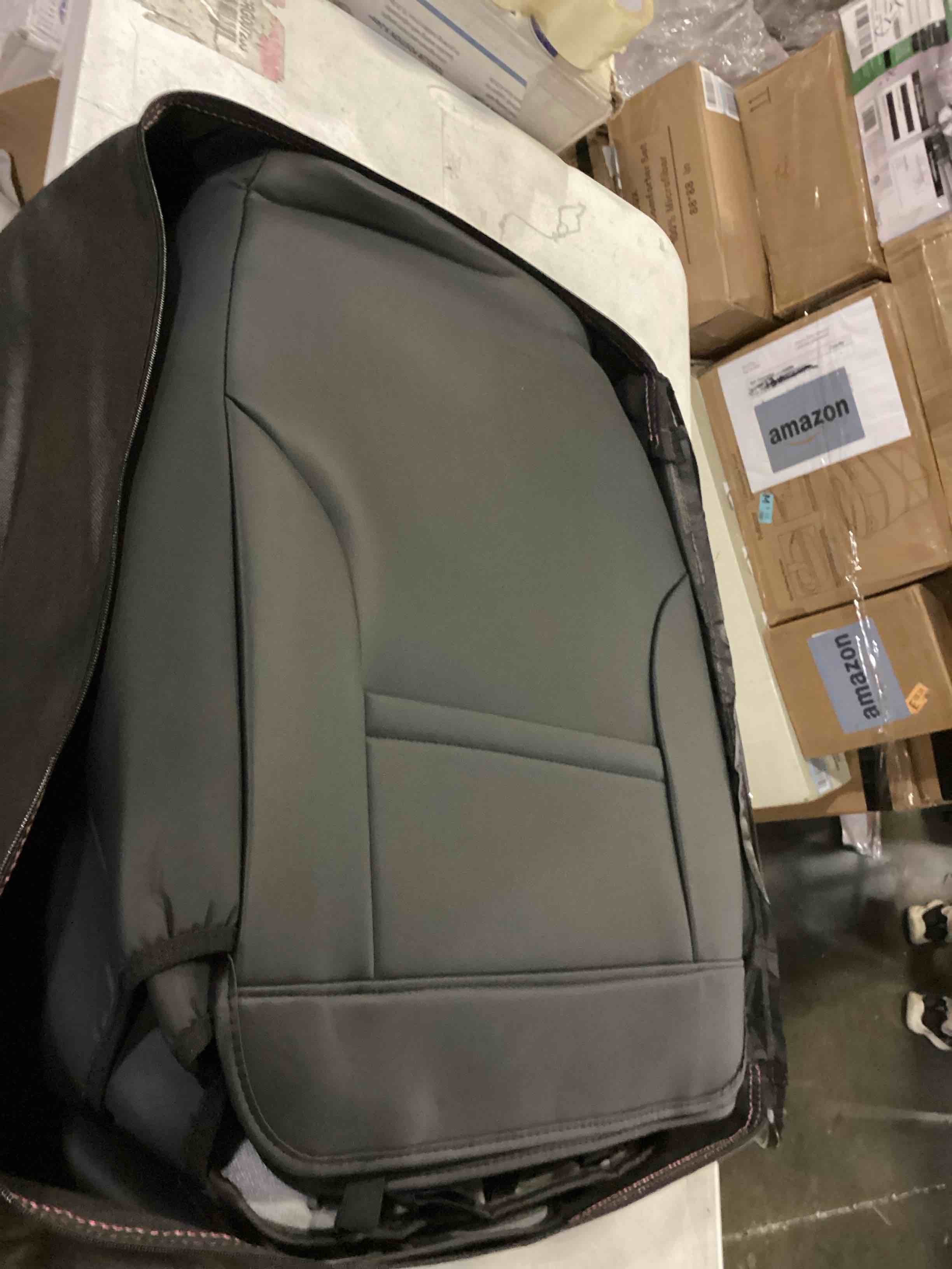 Coverado Car Seat Covers Full Set, 5 Seats Universal Seat Covers for Cars, Waterproof Nappa Leather Auto Seat Protectors, Front and Rear Seat Protectors Fit for Most Sedans SUV Pick-up Truck, Black Black Full Set