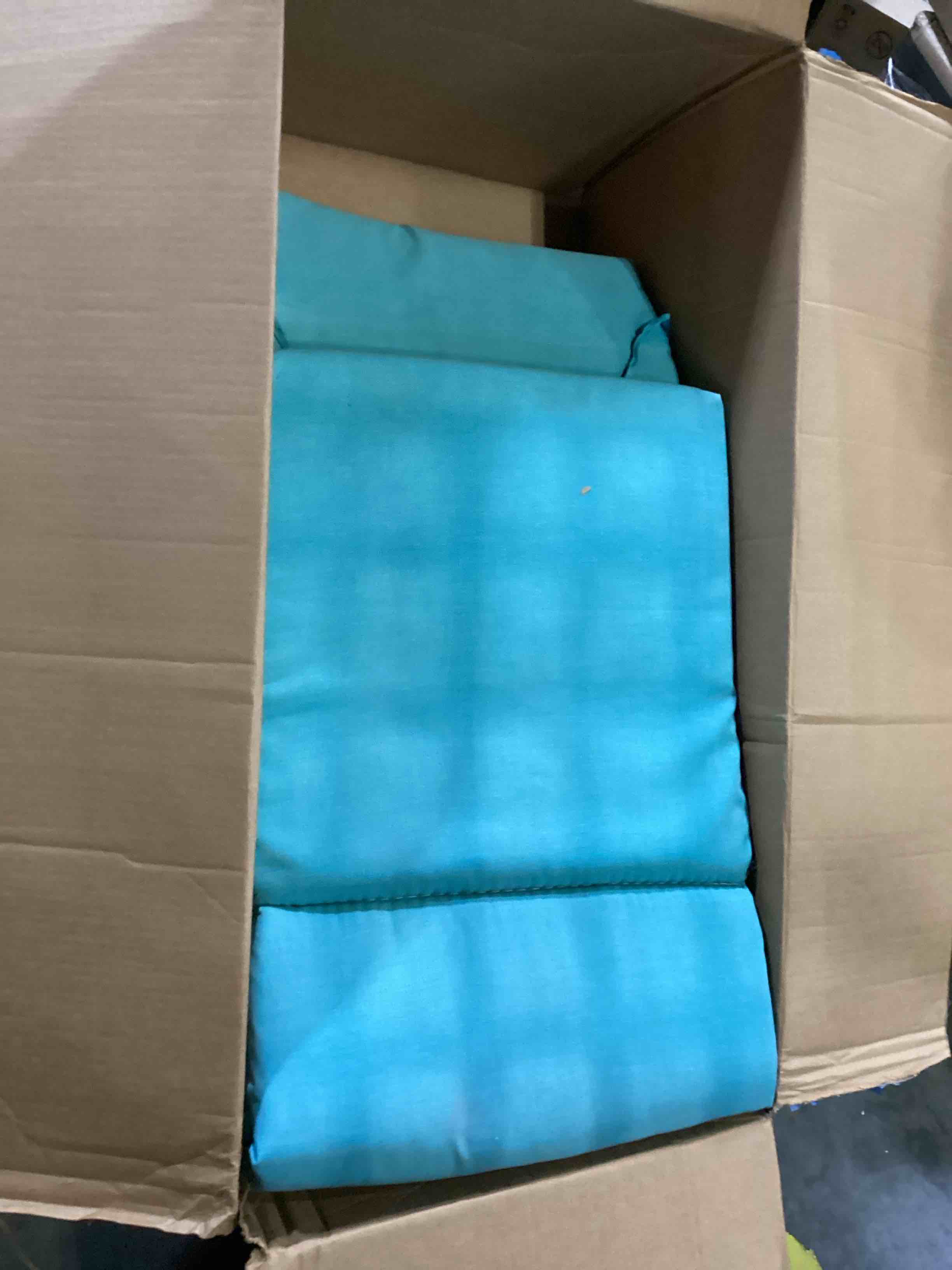 (color sky blue) Outdoor Chaise Lounge Cushion