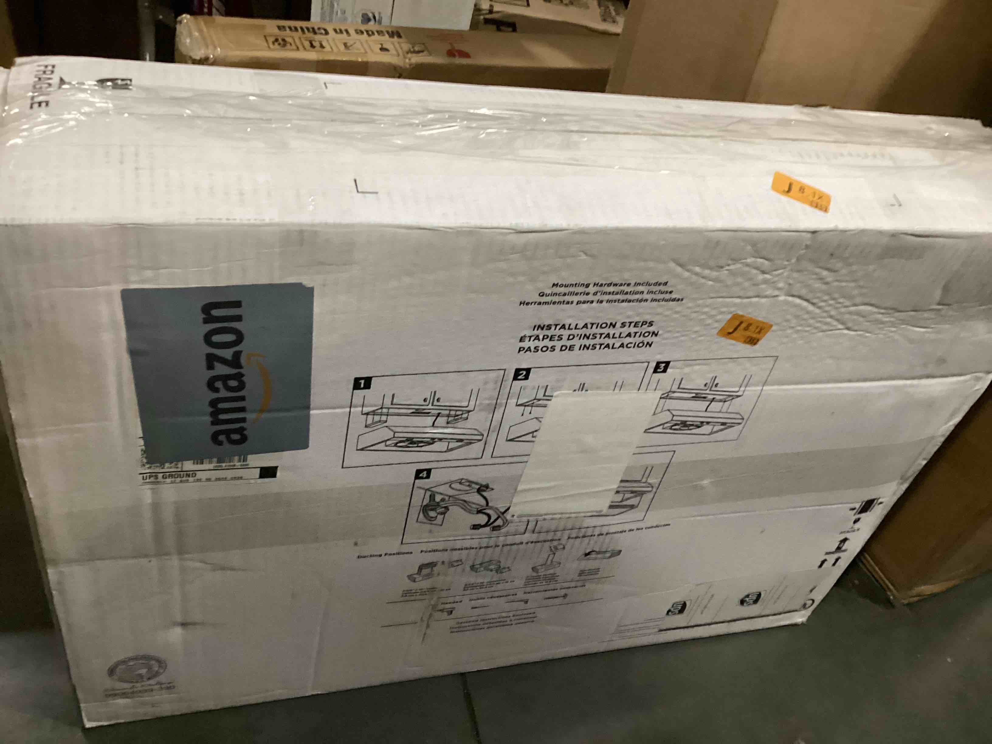 BroanNuTone BCSQ130SS ThreeSpeed Glacier Range Hood with LED Lights ADA Capable