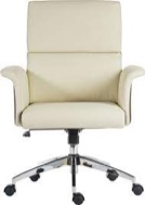 Elegance High Back Executive Chair - Cream