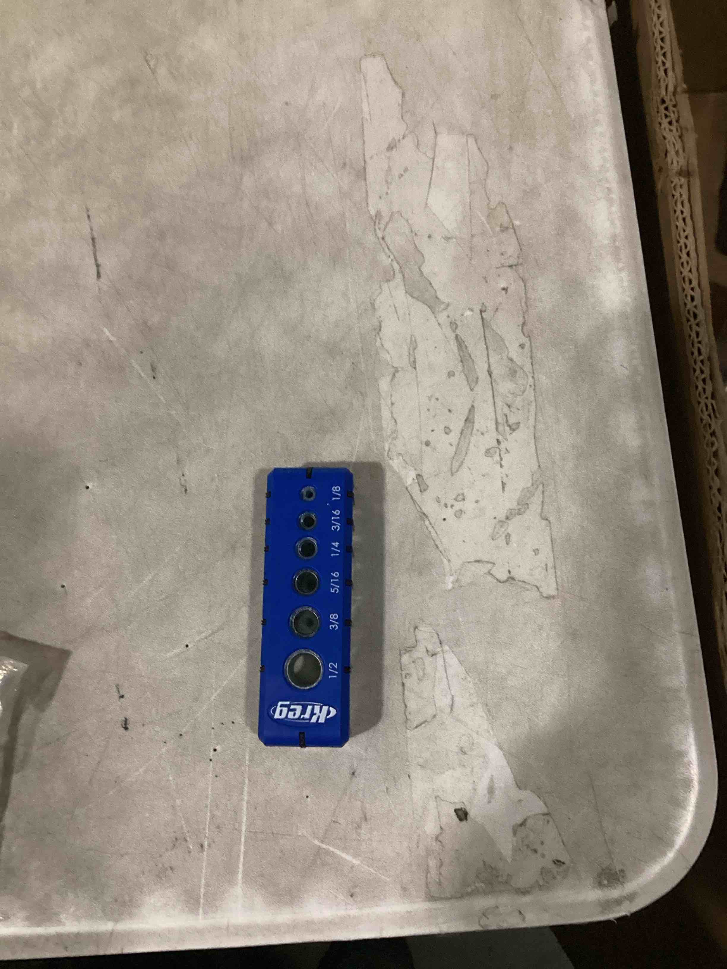 Kreg Portable Drilling Guide - 6 Hardened Drill Guides for Carpentry - Craftsman Tool Accessory