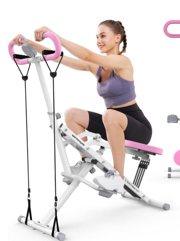 SogesPower Squat Assist Trainer for Glutes Workout, Squat Exercise Equipment for Home Gym Fitness, Leg Machine Glute Trainer for Home Workout