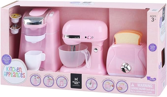 Member’s Mark set accessories pink play game 