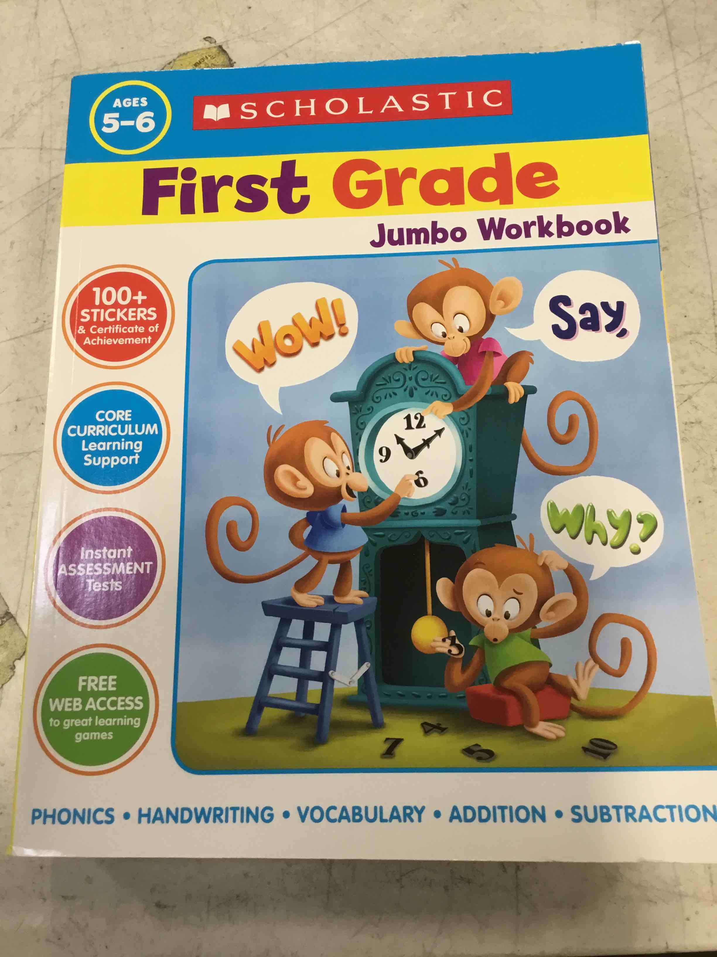 Scholastic Jumbo Workbook 
