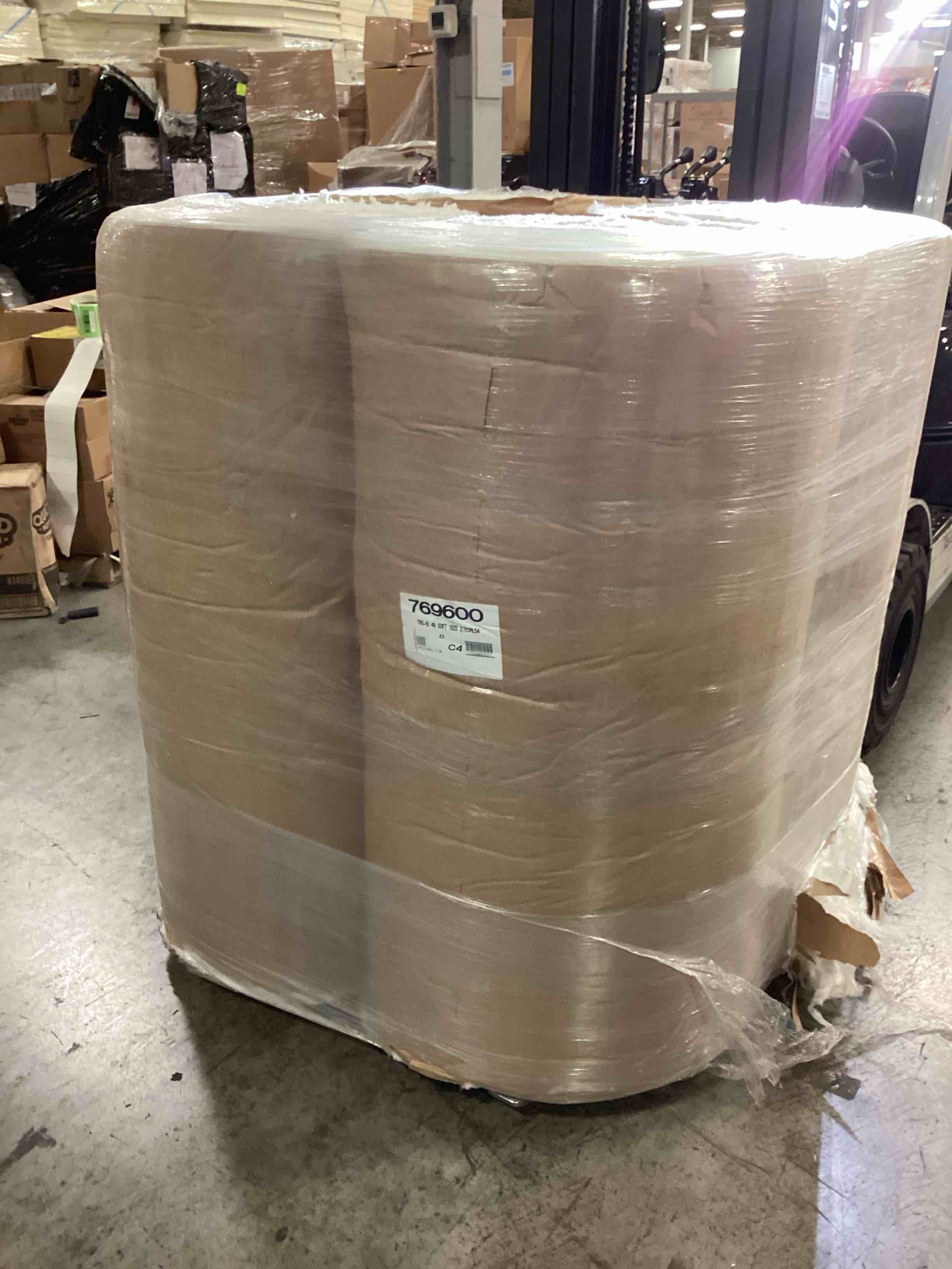 four rolls of 48” x 50’ pole barn insulation your BID per roll